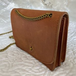 Madewell Crossbody Purse in English Saddle